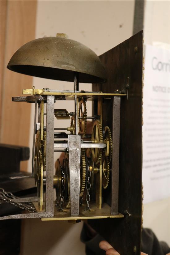 Thomas Gilkes of Shipston. A 30-hpour oak longcase clock W.54cm